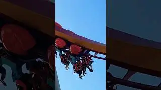 Silver Bullet Roller Coaster at Knott&rsquo;s Berry Farm #knottsberryfarm #silverbullet #rollercoaster