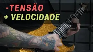Ganhe Mais VELOCIDADE ao reduzir a TENSÃO que Você Usa para Tocar Guitarra