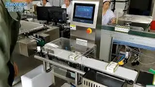 Air-blown High-speed Checkweigher Boxed Medicine Weight Control System