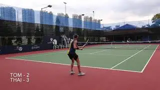 Saigon Tennis, TFL Ladder Match with Tom, NTRP 4.5, VTF 800