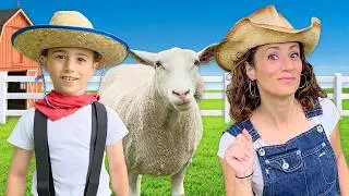 DeeDee and Matteo Feed the Animals at the Farm