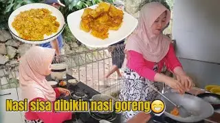 KEHIDUPANKU DI DESA | NASI SISA ,DARI PADA DIBUANG SAYANG HIHI😁 ,GORENG GEHU SUPER CRISPY