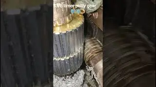 3/8 timer pulliy gear cutting 28 teeth #machine #shorts 👌👍👍👍👌⚙️⚙️⚙️