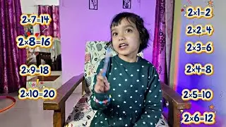 Table of 2 | Two ka table | 2 ka phada | Kids Learning with Mannuladdu