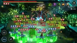 Spider&rsquo;s Den Dungeon. Stage 20 on auto for completing Arbiter missions. Raid Shadow Legends