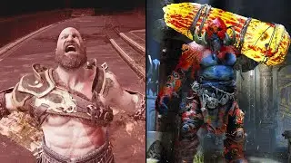 God Of War - Kratos Spartan Rage Vs Trolls Gameplay