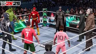 Football vs Marvel vs DC vs Horror | INSANE WWE 2K25 Elimination Match