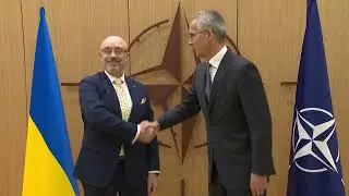 NATO Secretary General bilateral meeting with Ukrainian Minister of Defence (12 Oct 2022)