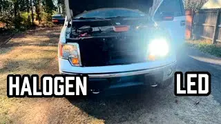 These LED headlights are crazy bright! / 2012 ford f-150 2024 luxster punisher headlights