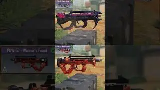 Free Vs Paid Epic PDW 57 in CODM 👀 #codm #shortvideo