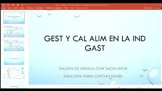 GEST Y CAL ALIM EN LA IND GAST galleta doc