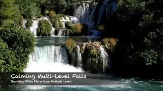 Calming Multi-level Waterfall  | 10 hours of Natural White Noise for Deeper Sleep in 2021