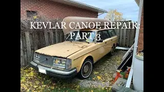 Kevlar Canoe Repair-  Epoxy Coating