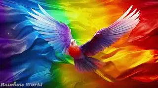 No more war, No more violence🌈This is a message from Rainbow World🌈Title : 'Wings of Freedom'