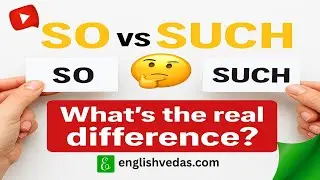 So vs Such – What’s the Real Difference? (Simple Explanation + Examples) #english #education