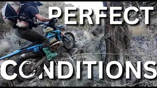Unexpected January Dirt Bike Ride | Technical Canyon & Steep Climb
