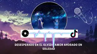 Ayer Amor -  Daniel R&iacute;os (Lyrics Video)