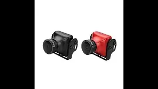 JJA-CM1200 1/3 CMOS 1200TVL Mini FPV Camera 2.1mm Lens 16:9 PAL/NTSC Black/Red For RC Drone