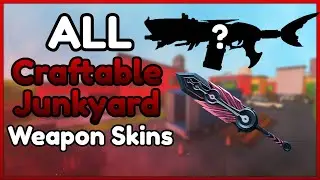 *ALL* Craftable Contraband Weapon Skins in Krunker Junkyard | In-game Showcase