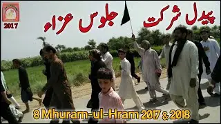 Paidal Walk in Jaloos-e-Aza || Matmi Sangat Chanigoth || 8 Mhuram-ul-Hram Basti Dashtian 2017 - 2018