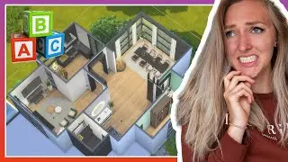Een Sims huis bouwen in ALFABETISCHE VOLGORDE 😵