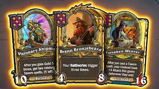 Unlimited Gold For CRAZY Undead Buffs! | Hearthstone Battlegrounds