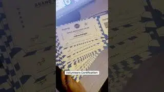 Volunteers Certification Before & After