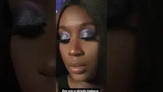 Neutral makeup lover or bold? Pressed glitter eyeshadow comparison #neutralmakeup #pressedglitter