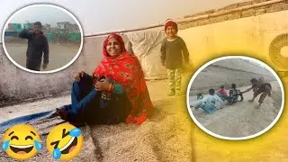 Near mein Ham girte girte bache 😱