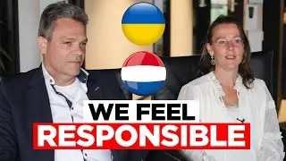 Why do Dutch people help Ukrainians? Ukrainian refugees in the Netherlands.