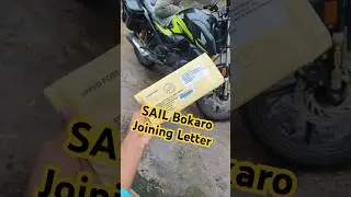 SAIL Bokaro Joining Letter By Post Office