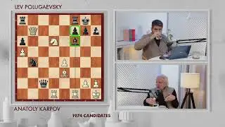 pawn sacrifice 4 action Anatoly Karpov vs. Lev Polugaevsky - 1974 Candidates