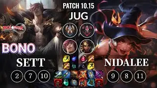 KT Bono Sett vs Nidalee Jungle - KR Patch 10.15