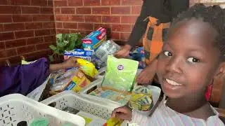 Food store organiser with my children before school starts 🥰🙏🏾next week 