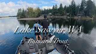 Bass Fishing in Lake Sawyer, WA  9/21/2025