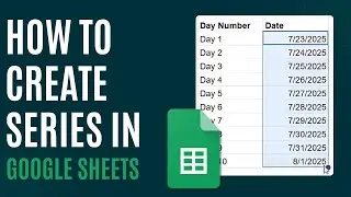 How to Add Series in Google Sheets [Quick Guide]