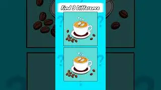 Find Only 3 Differences! 🔍 Can You Spot Them All?