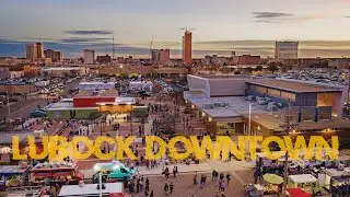 Lubbock Downtown | Walking Tour of Downtown TX | HUXi Vlog