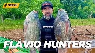 ELE PESCA TIL&Aacute;PIAS DE MAIS DE 6 KG! Fl&aacute;vio Hunters no Podcast Pesca Sub