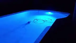 New pool light - disco time :)