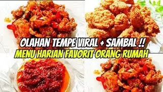 IDE MENU HARIAN! 2 OLAHAN TEMPE + SAMBAL, MURAH TAPI NAGIH