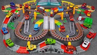 28 minutes of satisfying High Speed Train & Car and City Railway Adventure Track toy ASMR | Toy