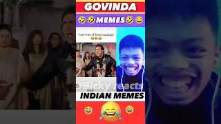 GOVINDA MEMES 🤣| Govinda memes reactin | Govinda comedy #bickyreacts #govindamemes #memesreaction