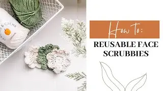 Crochet Flower Face Scrubbie/Quick & Easy