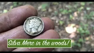 #7 1919 D Silver Mercury Dime - Metal Detecting 2016 CTX 3030 Coins Live Action