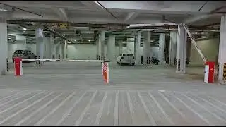 Boom Barrier with Folding Arm