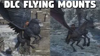 Hogwarts Legacy - DLC Flying Mounts Showcase