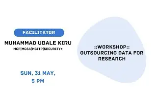 Workshop on outsourcing data for research