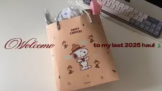 last haul for 2025𖥔 ݁ ˖🎀🎄─.✦ press on nails, cotton dolls, taobao, rednote ASMR