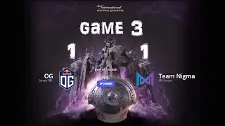 The International 10: Western Europe Qualifier Lower Bracket Finals Game 3 - OG vs. NIGMA (Bo3)